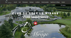 Desktop Screenshot of golfmirage.ca